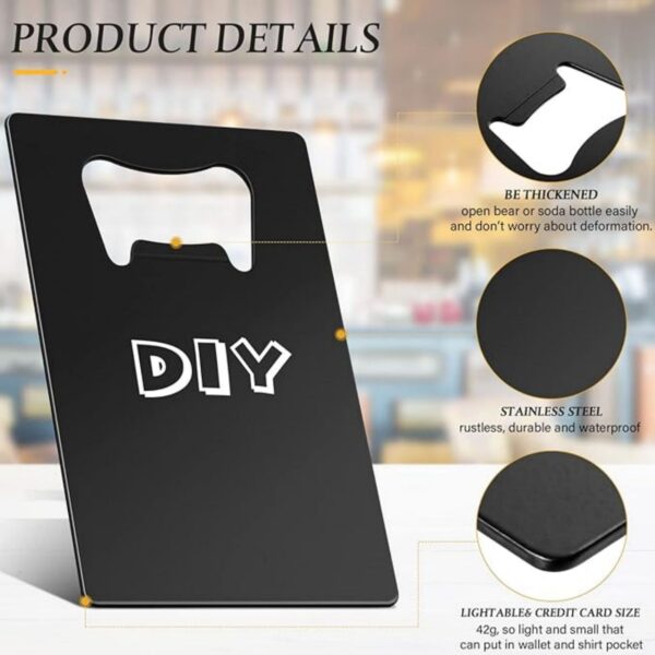 Credit Card Bottle Opener Item No#30369 - Image 2