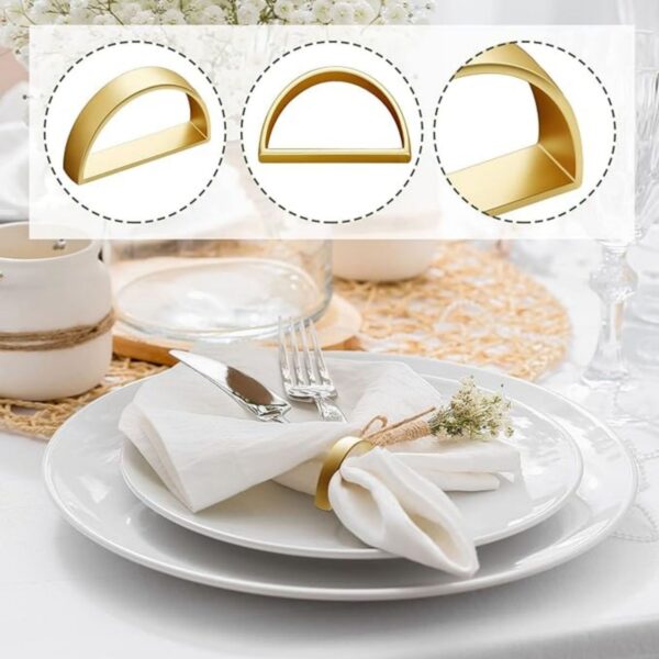 Metal Napkin Ring Item No#30371 - Image 3