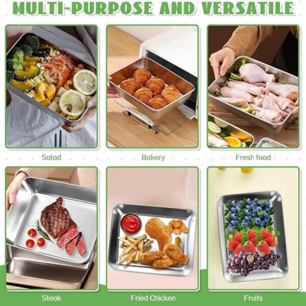 Stainless Steel Food Containers With Lids Item No#30375 - Image 3