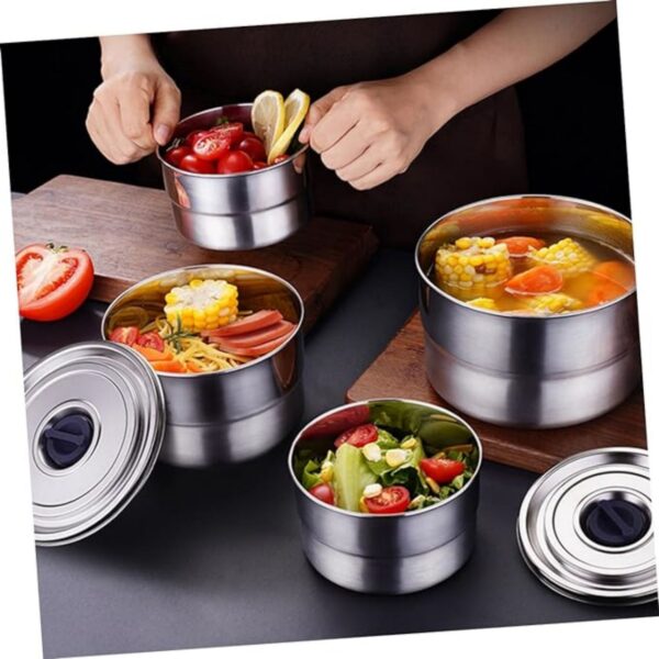 Stainless Steel Lunch Box Item No#30376 - Image 4