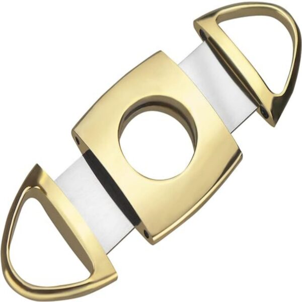 Cigar Cutter Stainless Steel Double Blade Item No#30381 - Image 2