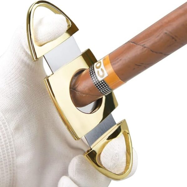 Cigar Cutter Stainless Steel Double Blade Item No#30381 - Image 3