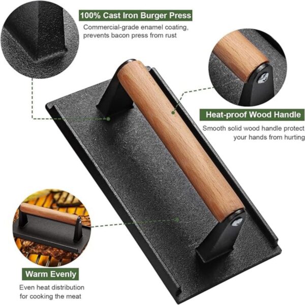 Stainless Steel Burger Press Item No#30385 - Image 3