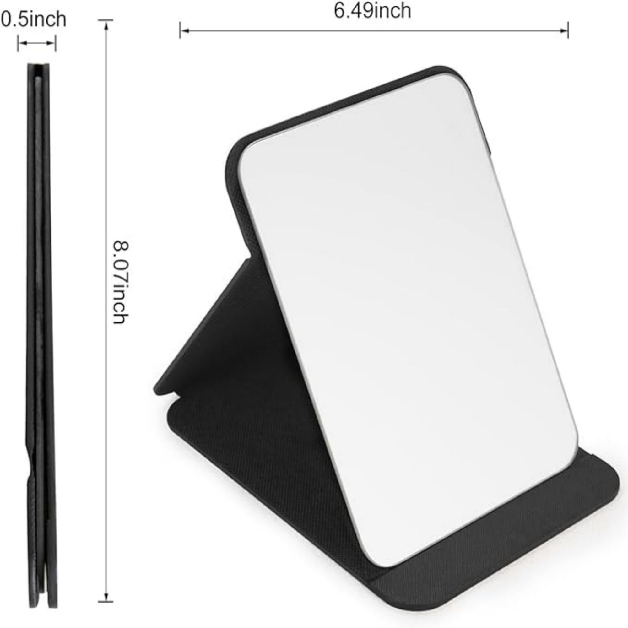 Personal Frameless Portable Beauty Adjustable Makeup Stand Mirror Item No#30388 - Image 2