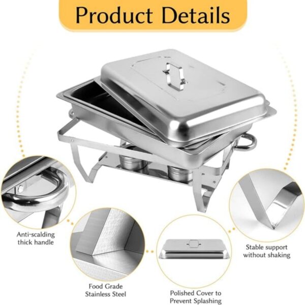 Stainless Steel Buffet Food Warmer Item No#30393 - Image 2