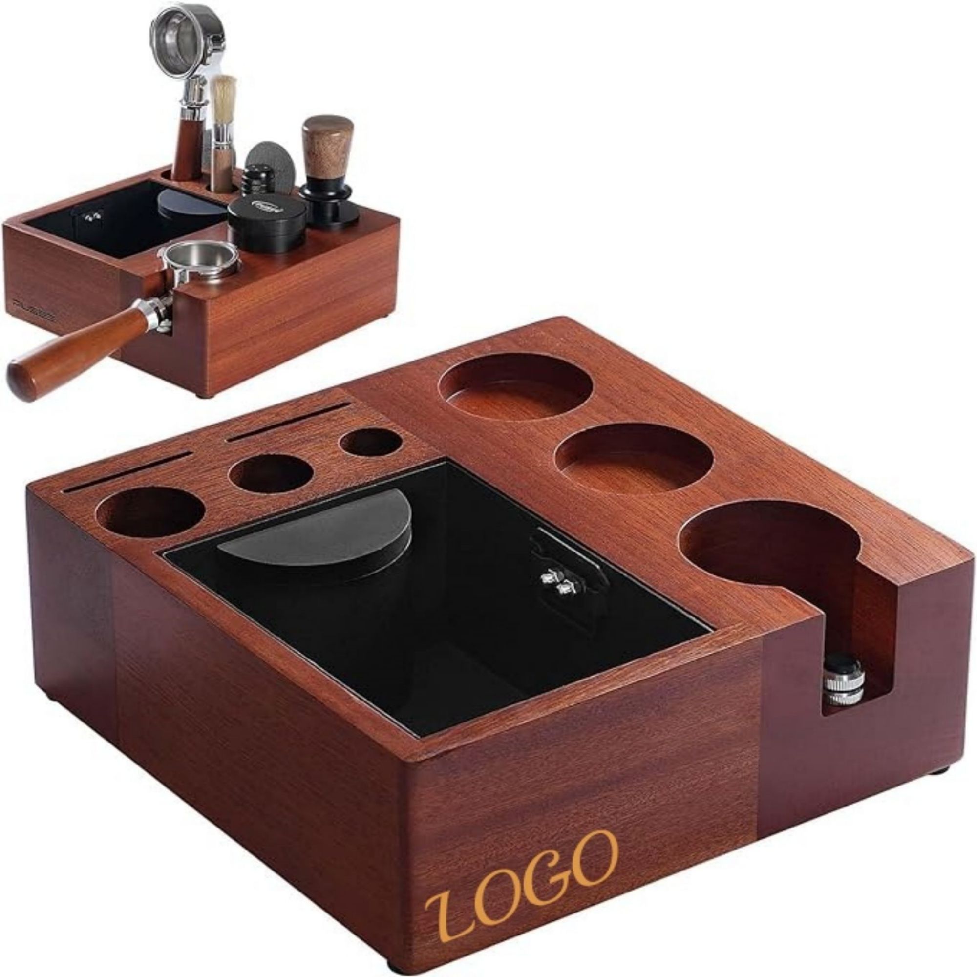 Espresso Knock Box And Tamp Station Item No#30396