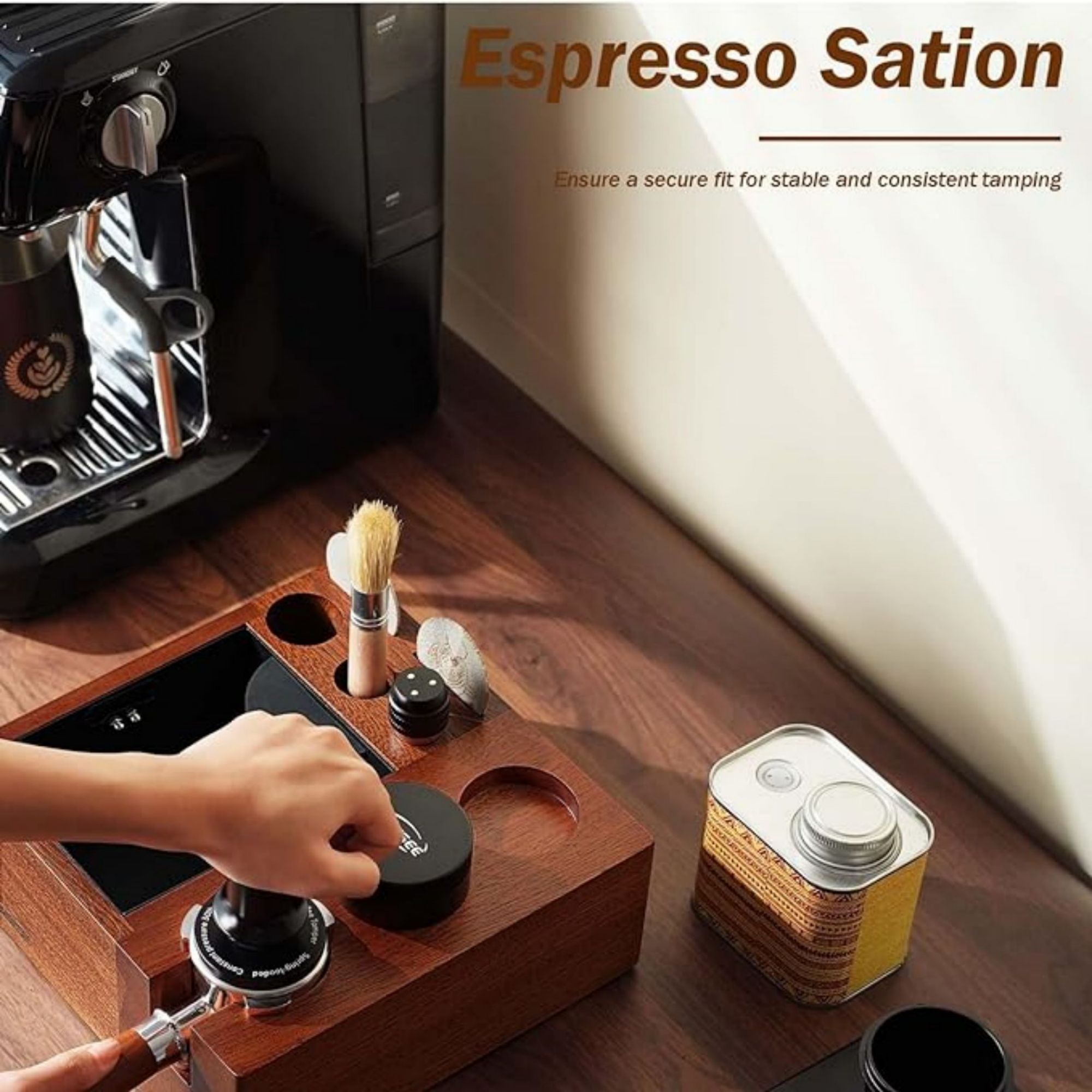 Espresso Knock Box And Tamp Station Item No#30396 - Image 3