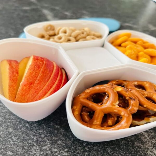 Snack Container With 4 Compartment Dispenser Item No#30400 - Image 2