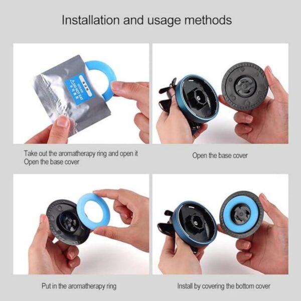 Car Fragrance Diffuser Creative Solar Energy Aircraft Item No#30405 - Image 4