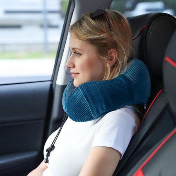 Memory Foam Neck Pillow With 360-Degree Head Support Item No#30419 - Image 4