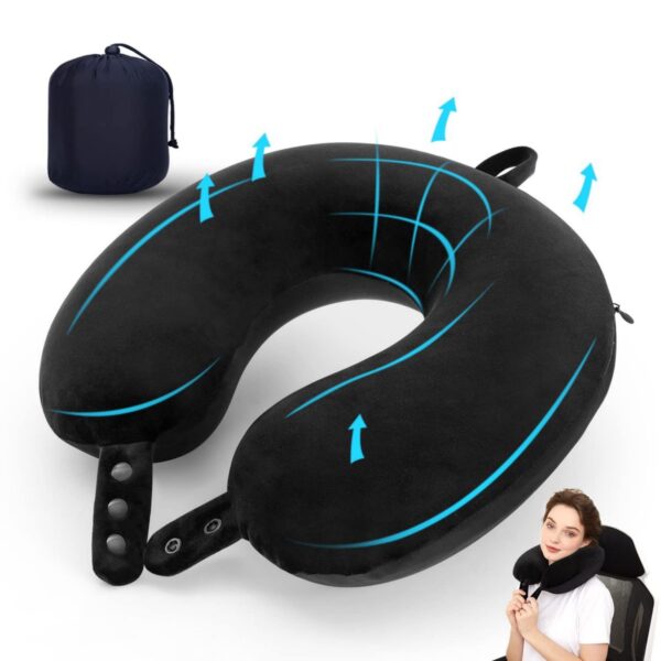 Memory Foam Pillow For Travel Item No#30421 - Image 3