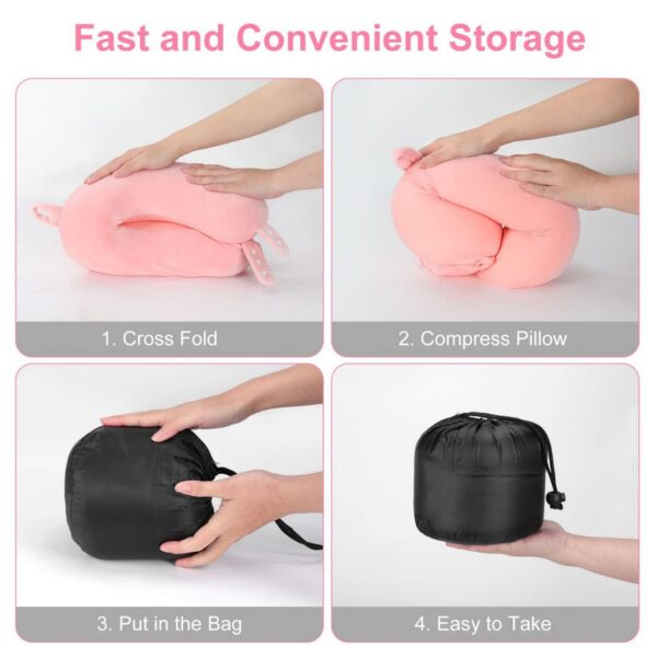 Memory Foam Pillow For Travel Item No#30421 - Image 4
