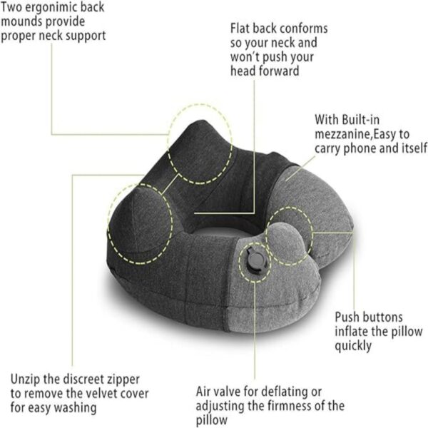 Travel Best Neck Support Sleep Travel Pillow Item No#30425 - Image 3