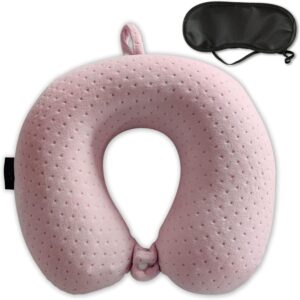 Pink Comfortable U Shape Memory Foam Pillows Item No#30428