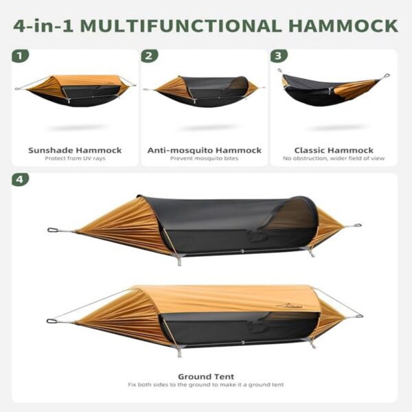 Camping Hammock Tent With Mosquito Net Item No#30433 - Image 3