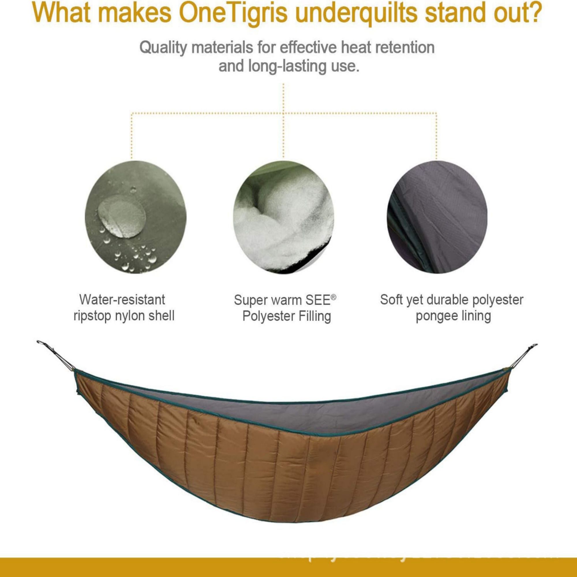 Hammock For Backpacking Camping Item No#30437 - Image 3