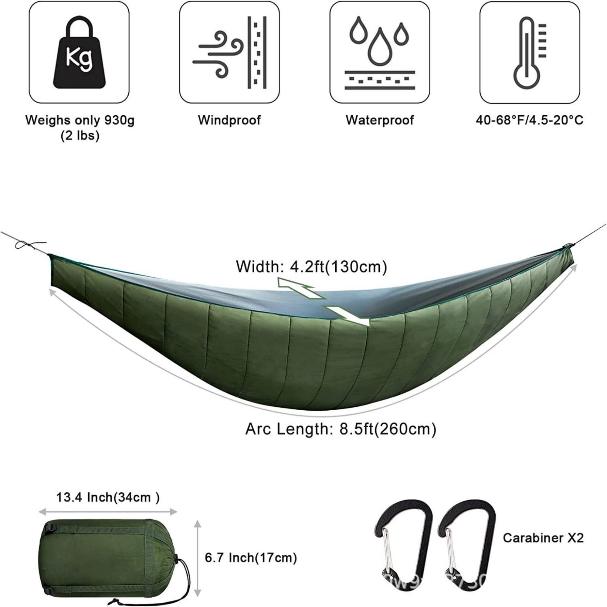 Camping Hammock Item No#30438 - Image 2
