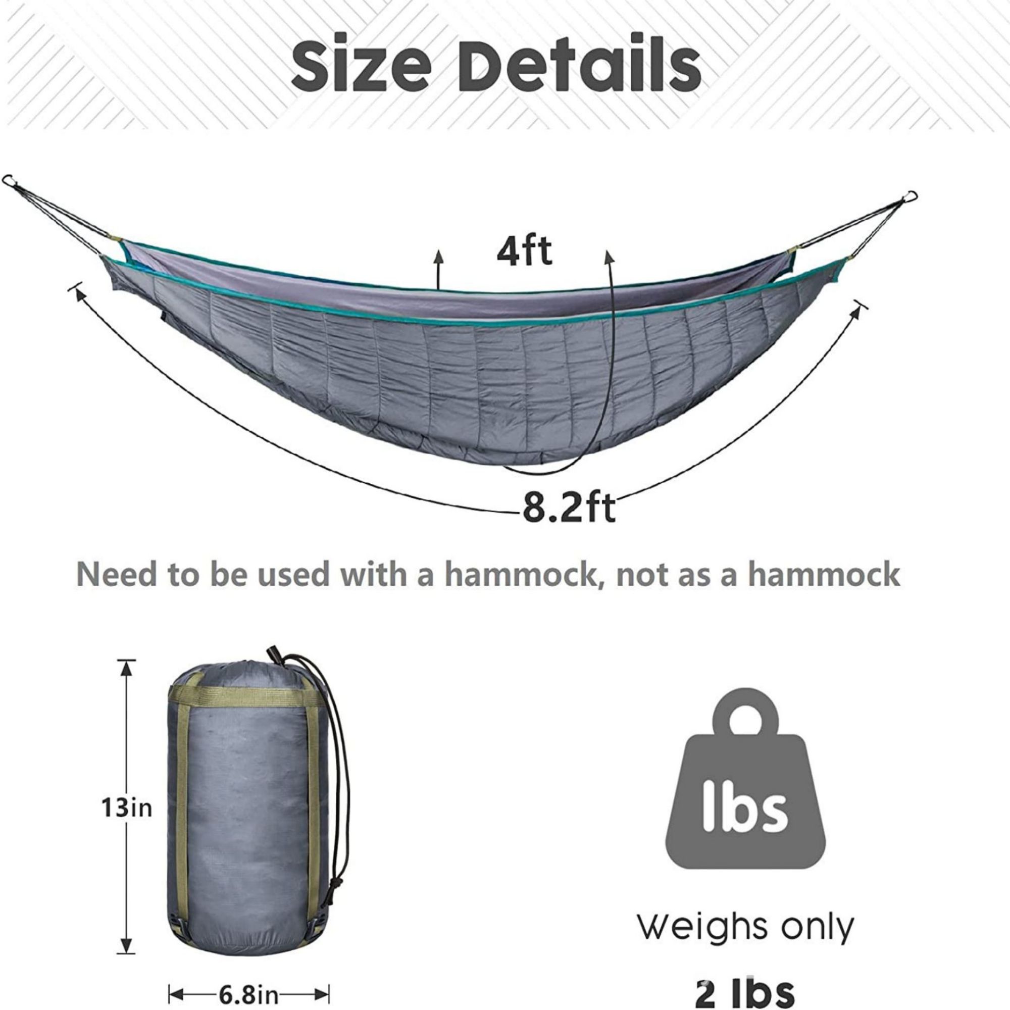 Portable Hammock Single Or Double Item No#30440 - Image 2