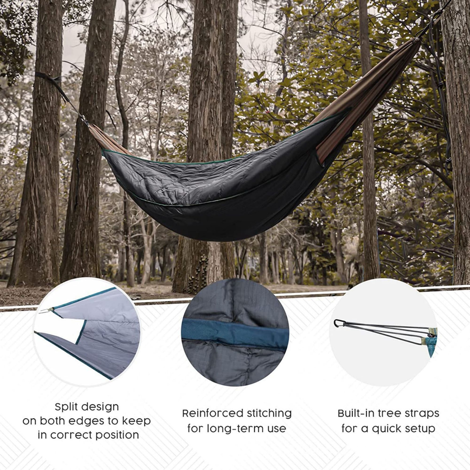 Portable Hammock Single Or Double Item No#30440 - Image 4