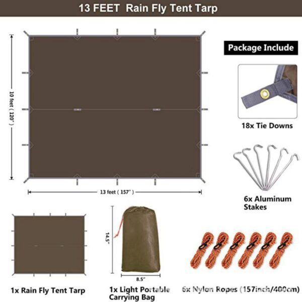 Waterproof Camping Tarp Item No#30449 - Image 2