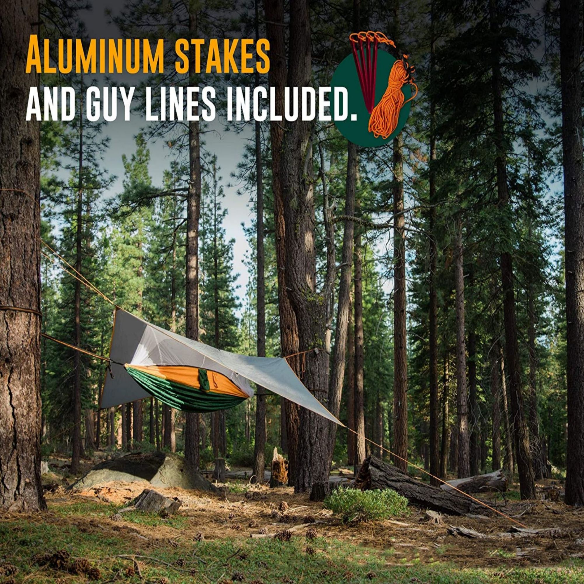 Pu Waterproof Camping Tarp Item No#30451 - Image 3