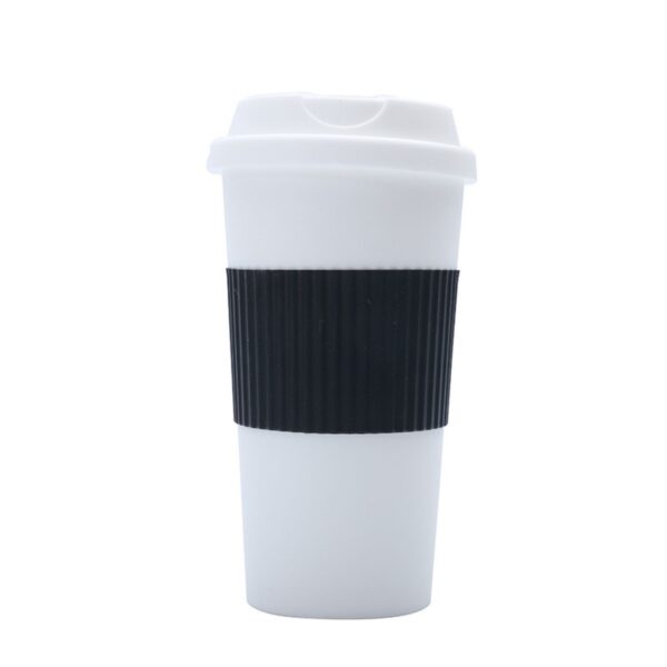 16Oz Solid Color Portable Thickened Coffee Cup Item No#30500 - Image 3
