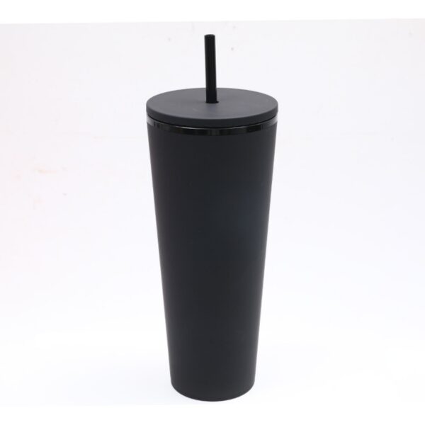 26Oz Large Capacity Double-Layer Straw Cup Item No#30502 - Image 2