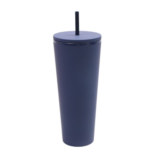 26Oz Large Capacity Double-Layer Straw Cup Item No#30502 - Image 5