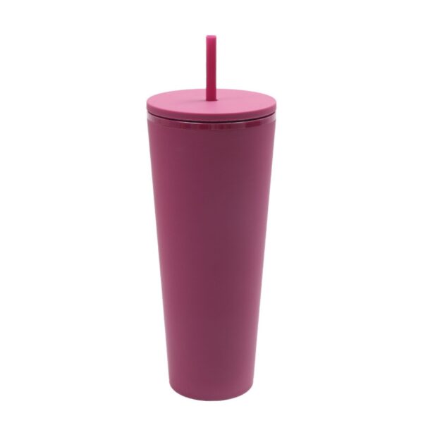 26Oz Large Capacity Double-Layer Straw Cup Item No#30502 - Image 4