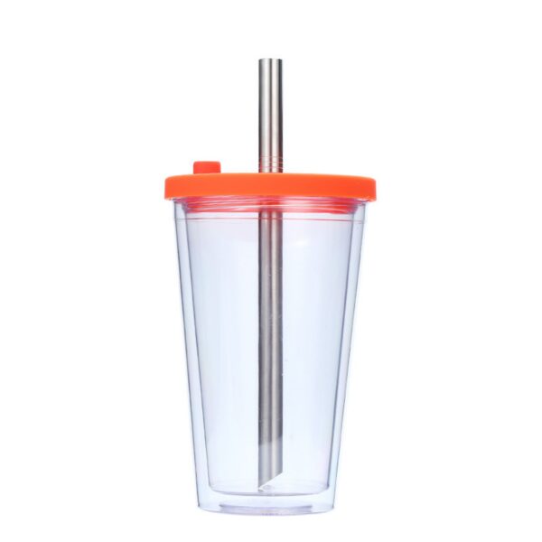 16Oz Double-Layer Straw Cup Item No#30503 - Image 5