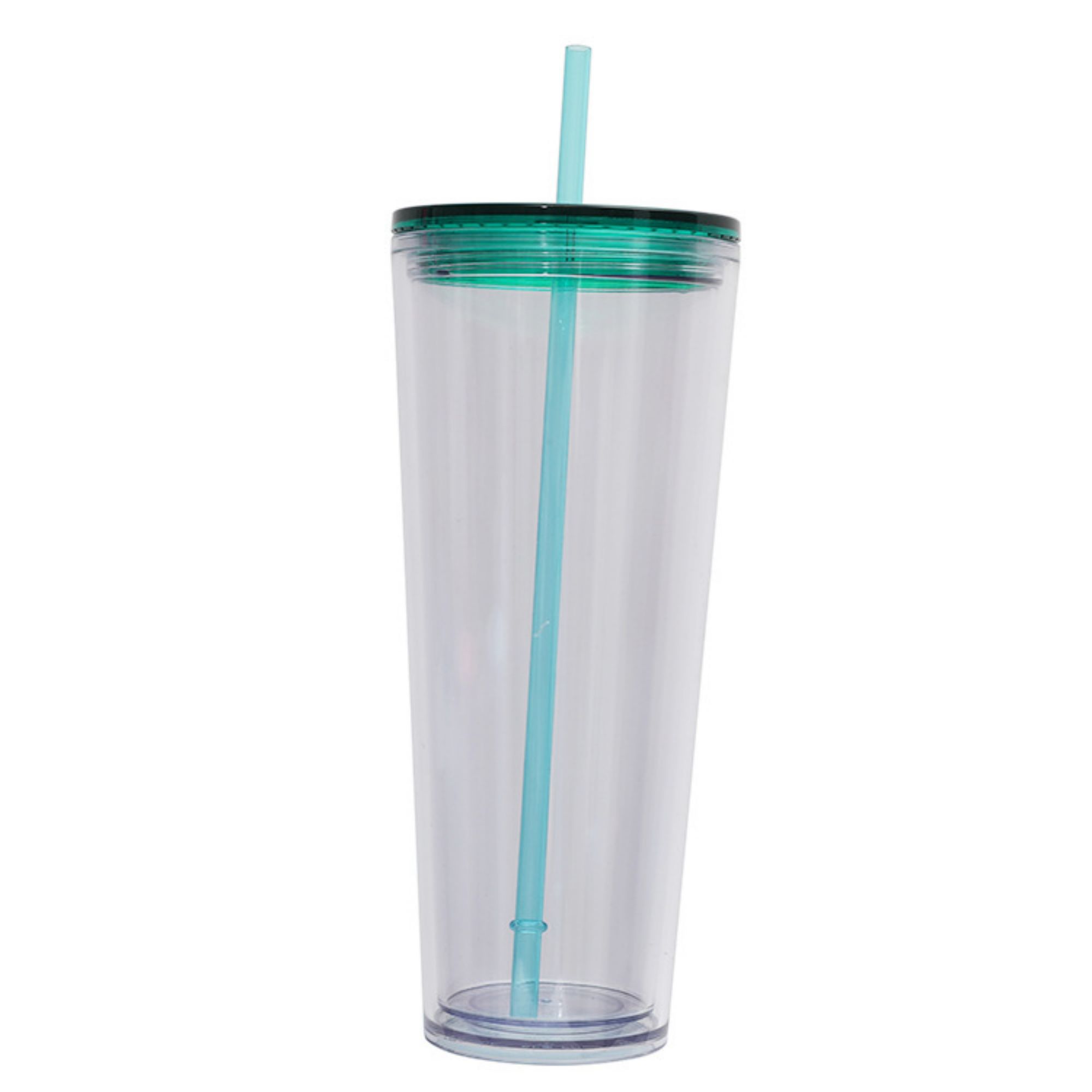 26Oz Fashion Double Layer Straw Cup Item No#30508 - Image 2