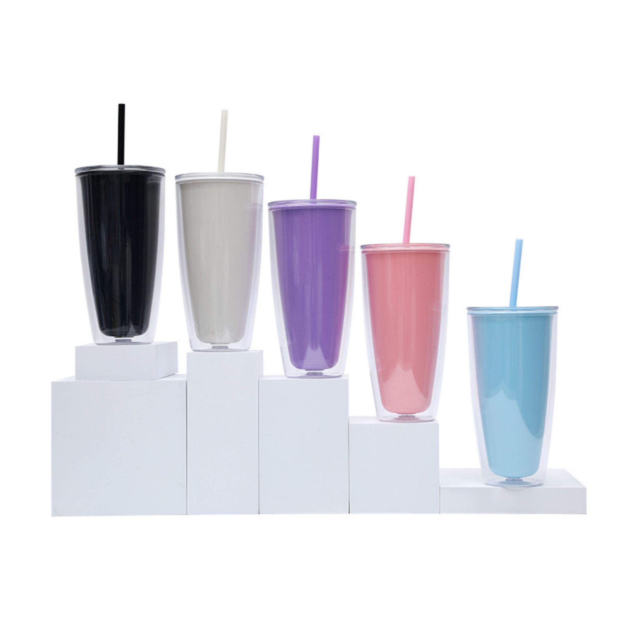 24Oz Minimalist Large Capacity Straw Cup Item No#30510