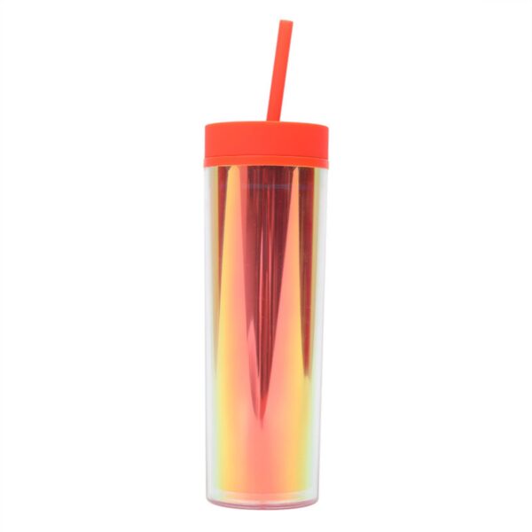 16Oz Colorful Portable Straw Cup Item No#30511 - Image 2