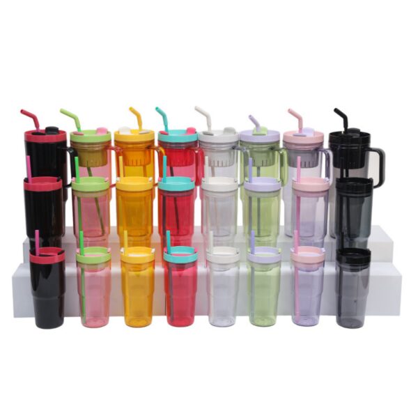 Three Piece Straw Handle Cup Set Item No#30514