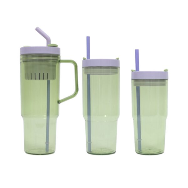 Three Piece Straw Handle Cup Set Item No#30514 - Image 5