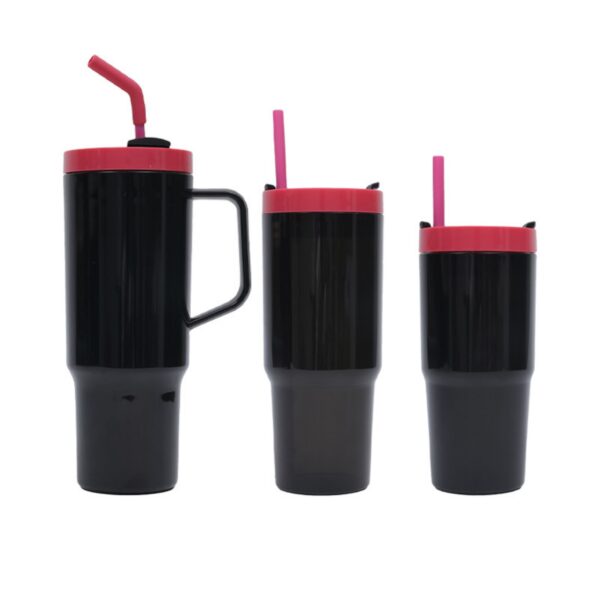 Three Piece Straw Handle Cup Set Item No#30514 - Image 4