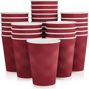 50 Pack 16 Oz Disposable Paper Cups Item No#30530