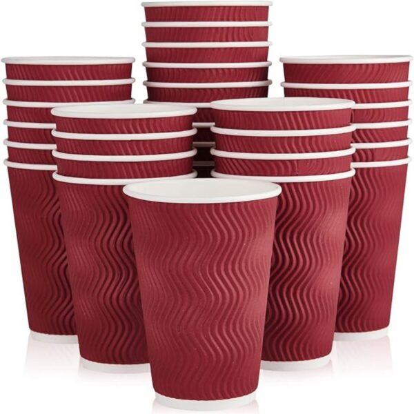 50 Pack 16 Oz Disposable Paper Cups Item No#30530