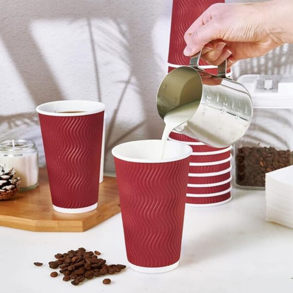 50 Pack 16 Oz Disposable Paper Cups Item No#30530 - Image 5