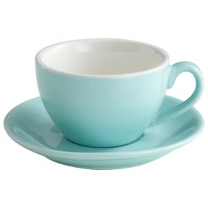 8Oz Colorful Ceramic Mug With Tray Item No#30538