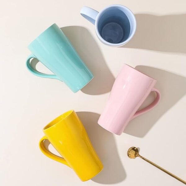 16Oz Large Size Ceramic Mug With Wide Loop Handle Item No#30540 - Image 2