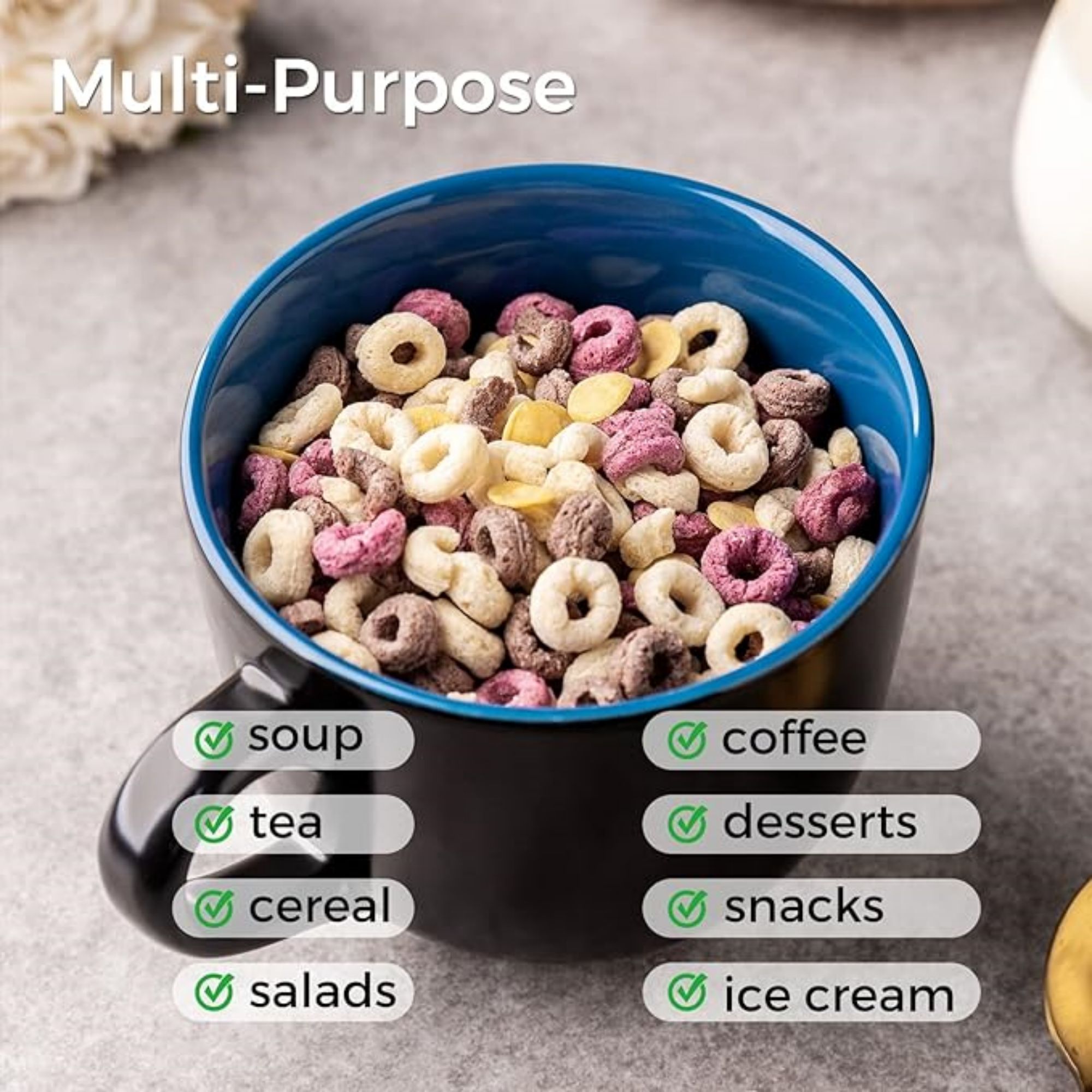 20Oz Soup Mug With Handle Item No#30543 - Image 3