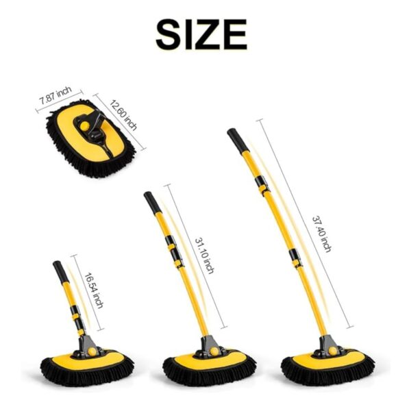 Car Wash Brush With Extendable Long Handles Item No#30545 - Image 2