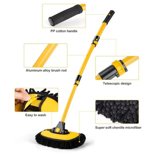 Car Wash Brush With Extendable Long Handles Item No#30545 - Image 5