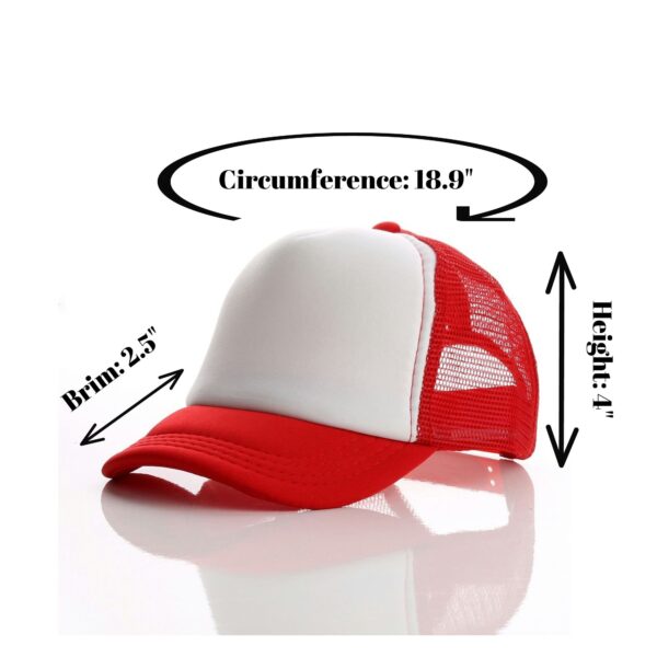 Children Junior Vintage Mesh Snapback Cap Item No#30552 - Image 2