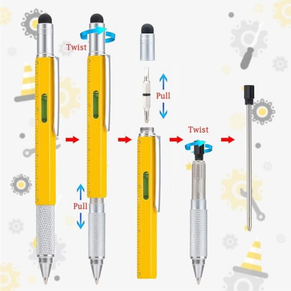 6-In-1 Multitool Pen Item No#30566 - Image 3