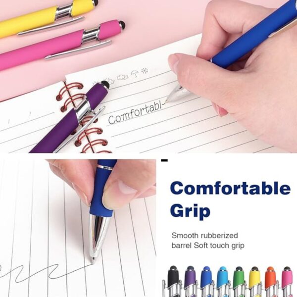2-In-1 Stylus Retractable Ballpoint Pen With Stylus Tip Item No#30568 - Image 4