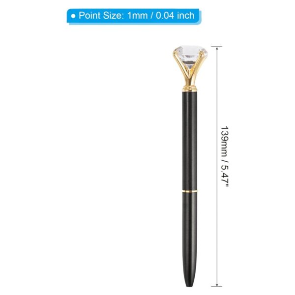 Crystal Diamond Twist Metal Pen Item No#30572 - Image 2