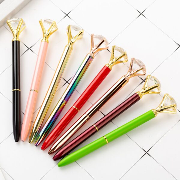 Crystal Diamond Twist Metal Pen Item No#30572 - Image 4