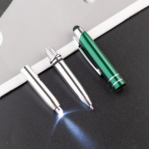 3-In-1 Multi-Function Capacitive Ballpoint Pen With Led Flashlight Item No#30576 - Image 4